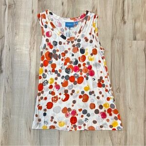 Simply Vera Vera Wang Colorful Polka Dot Tank Top - Size M